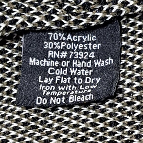 Misook Women's Open Knit Cardigan Duster Elbow Sleeves Black Gray Size 2X - Picture 7 of 11